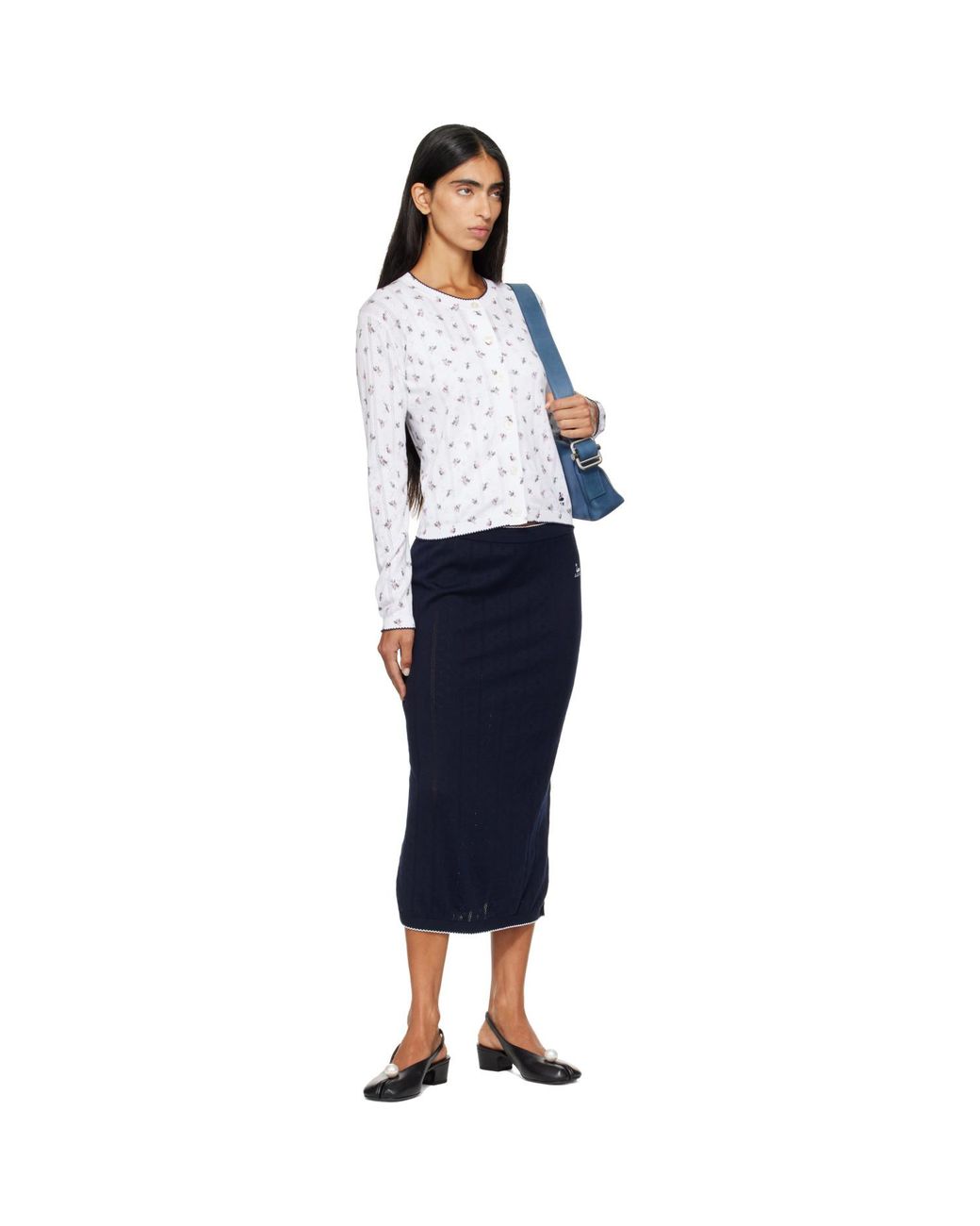 B.B. Wallace White Prince Cardigan