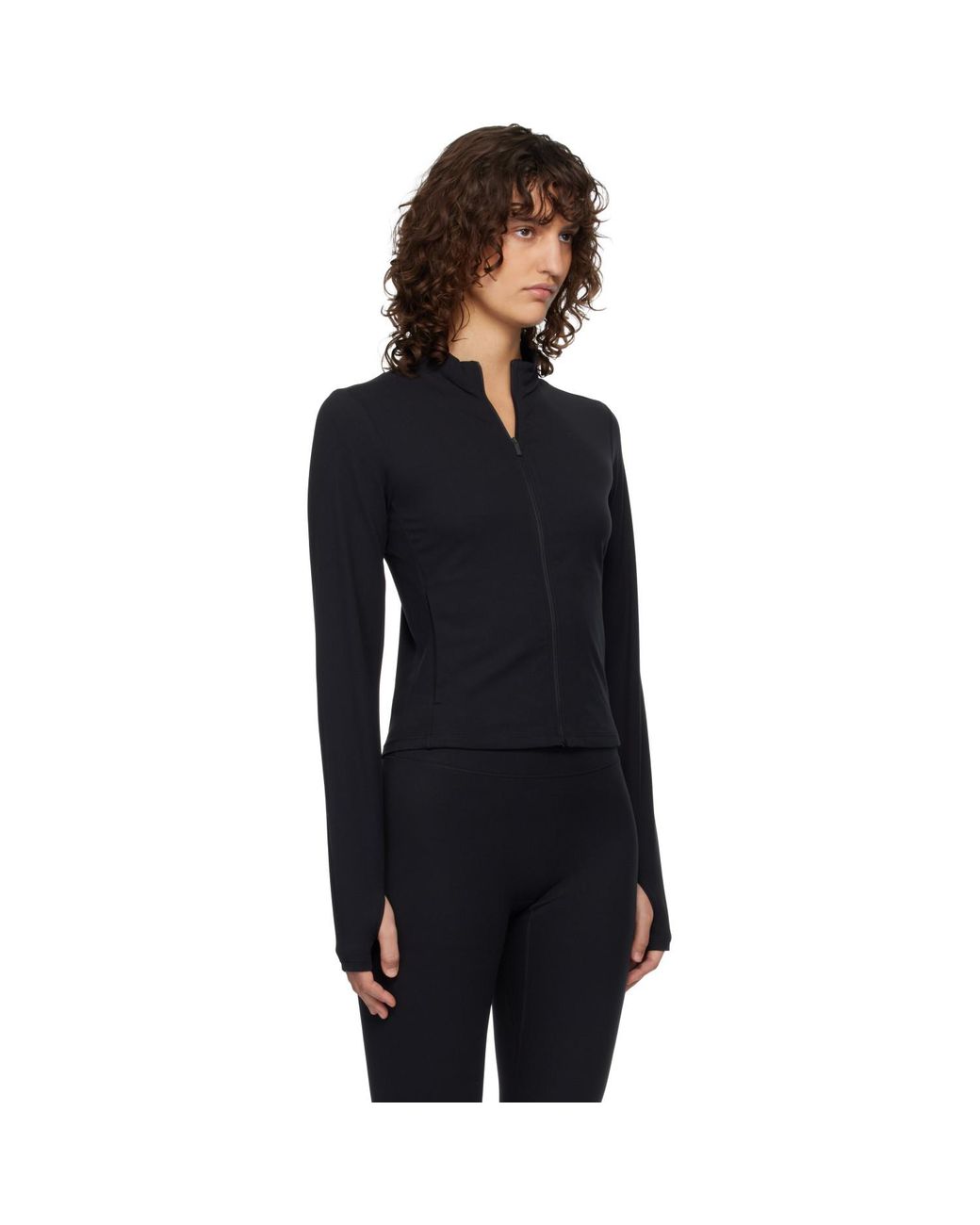 Nike Black Zenvy Dri-Fit Full-Zip Jacket