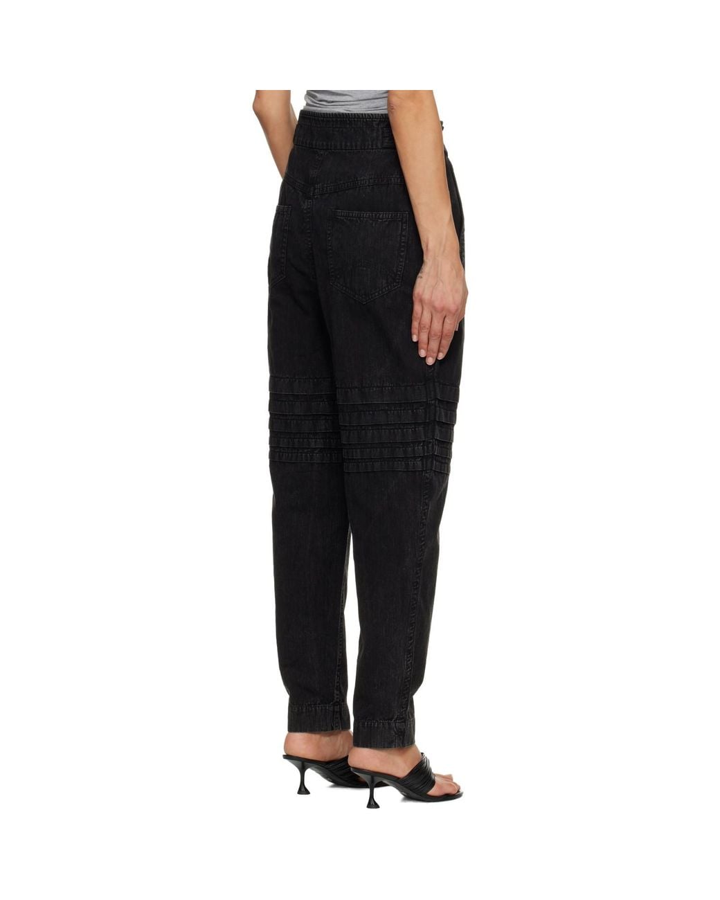Isabel Marant Black Mellya Trousers