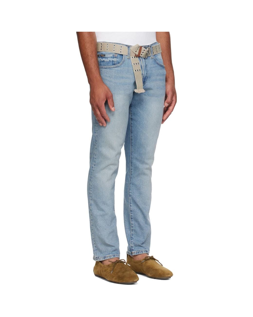 Polo Ralph Lauren Blue Varick Slim Straight Jeans for men