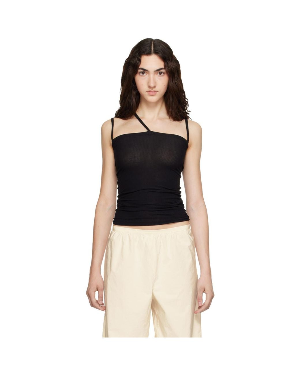 Baserange Black Nida Tank Top