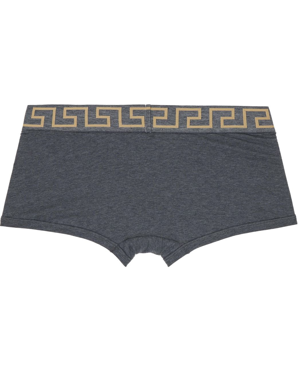 メンズ Versace マルチカラー グレカ ボーダー ボクサーブリーフ 3枚セット Black