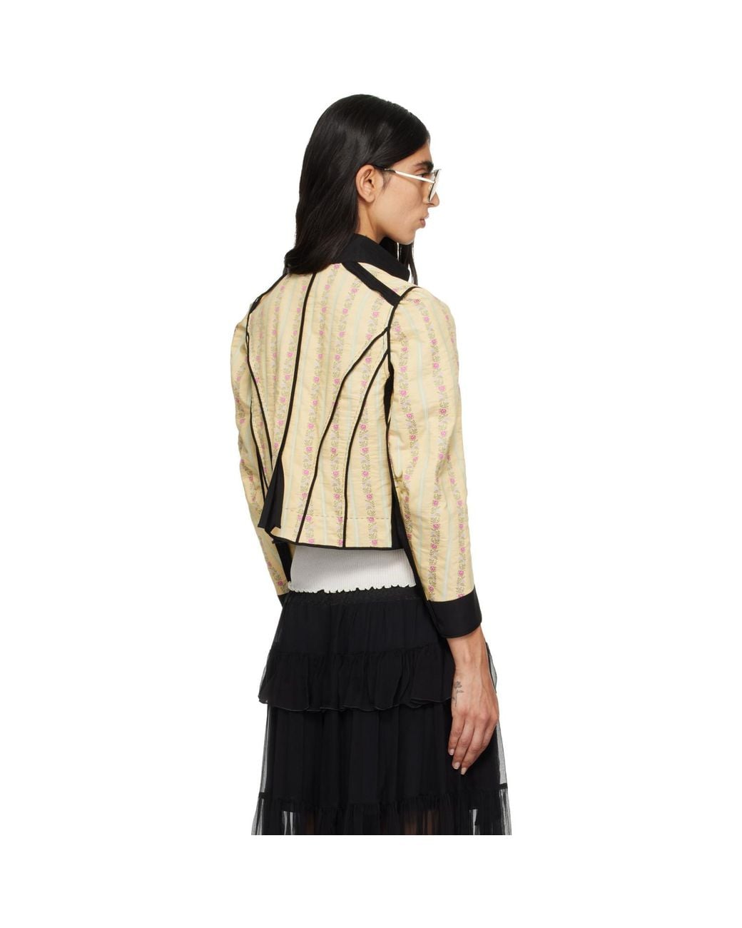 Chloé Natural Soft Jacquard Jacket