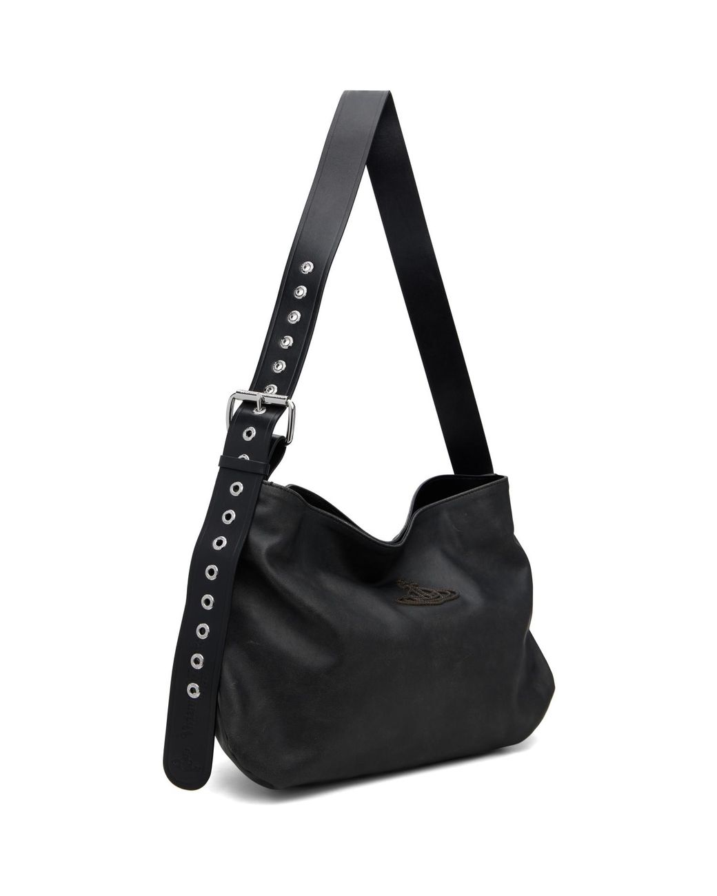 Vivienne Westwood Black Maxime Medium Shoulder Bag for men
