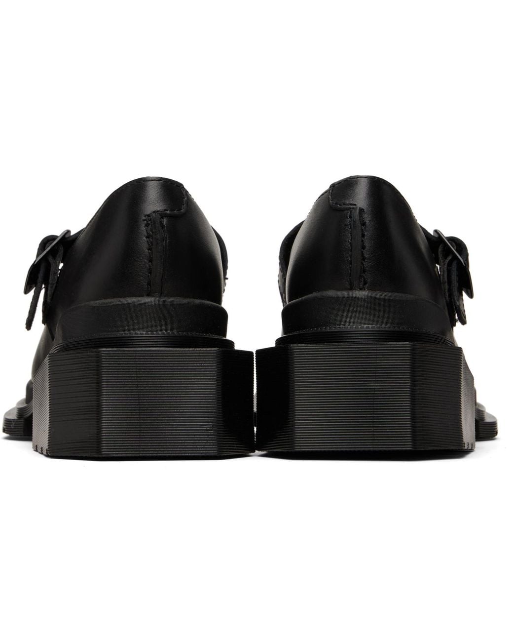 Dr. Martens Black Maybole Square Toe Mary Jane Heels