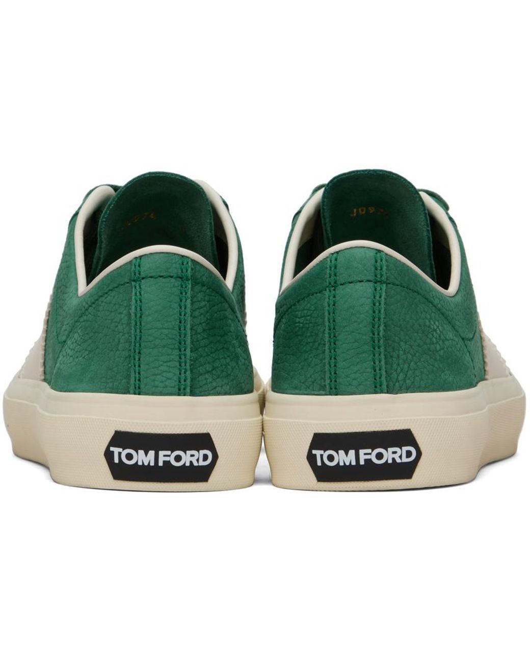 【関税込み】TOM FORD グリーン レザー Cambridge スニーカー Tom Ford Green Leather Cambridge Sneakers for Men | Lyst