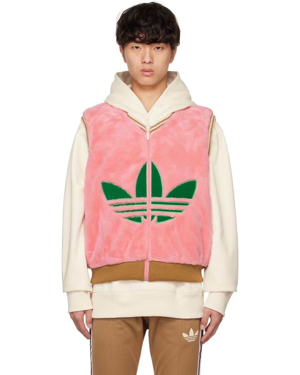 Gilet adicolor heritage now à logo adidas Originals pour homme en coloris  Rose | Lyst