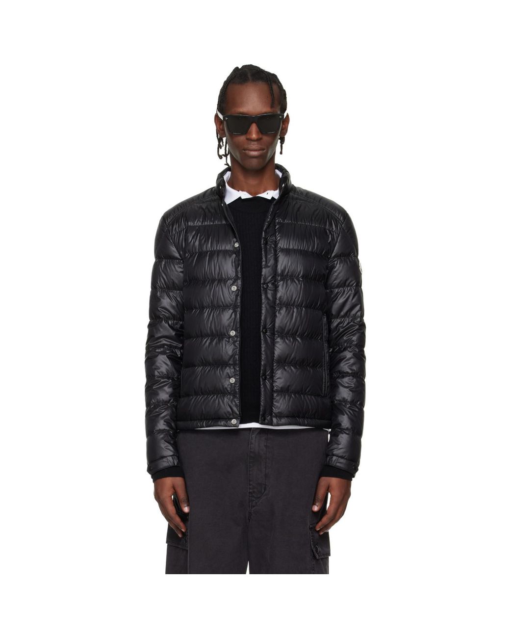 Moncler Black Selves Short Down Jacket for men