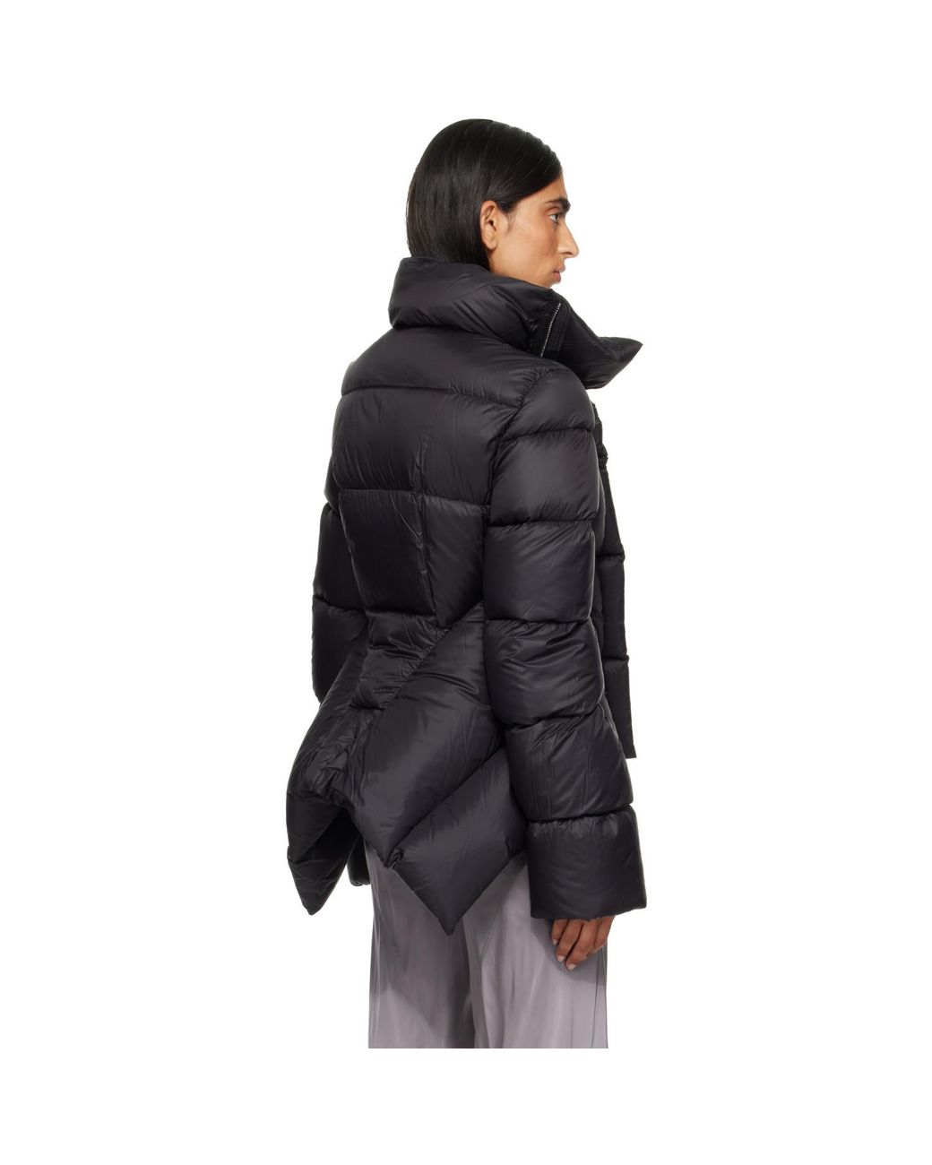 Rick Owens Black Tower Naska Duvet Down Jacket
