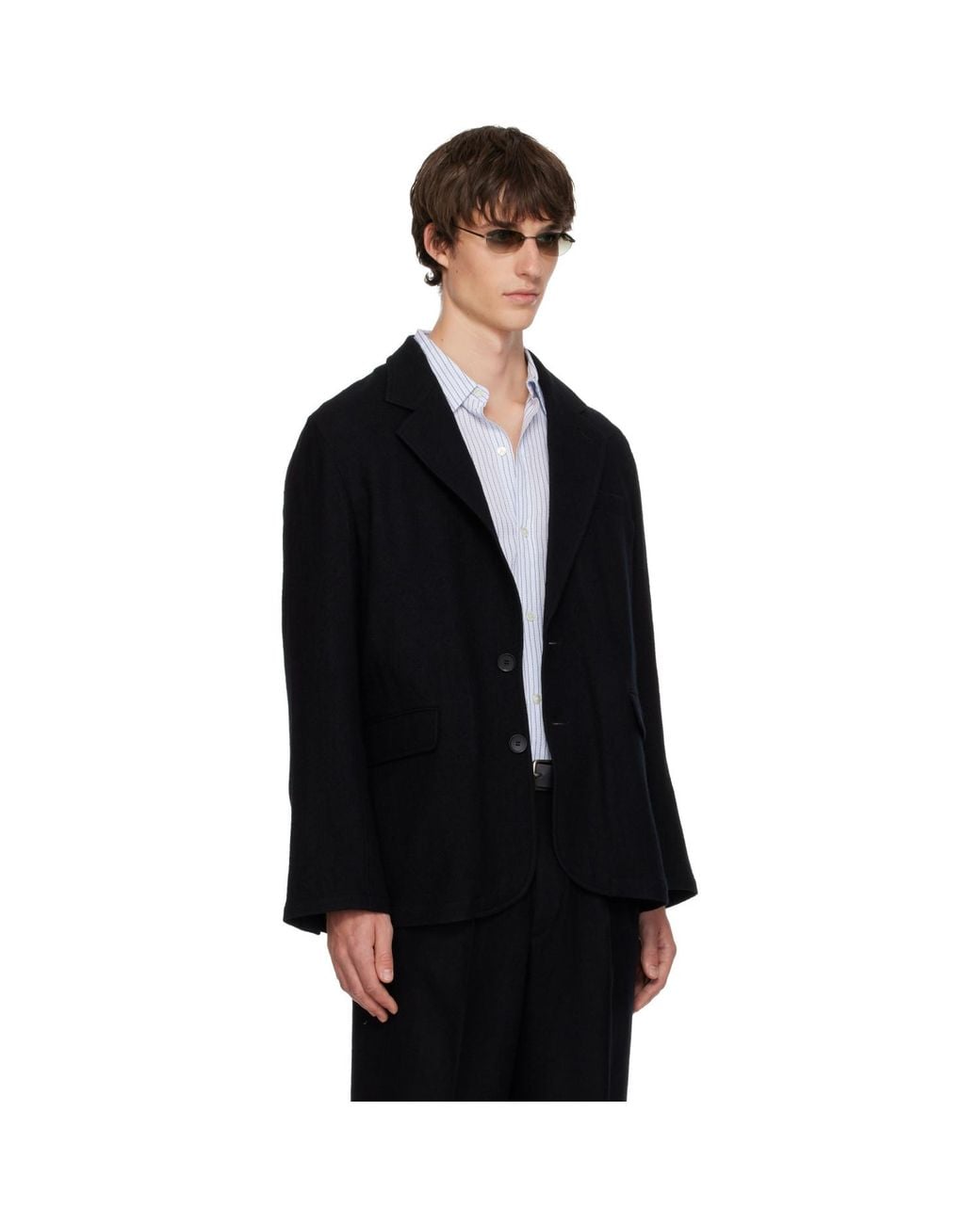 Sir Black Light Wool Blazer for men