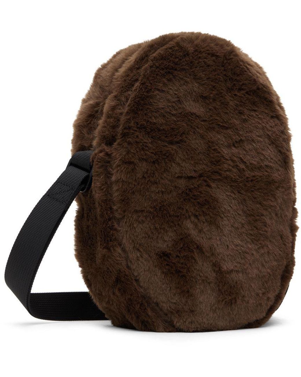 A Bathing Ape Ape Head Shoulder Bag in Brown | Lyst