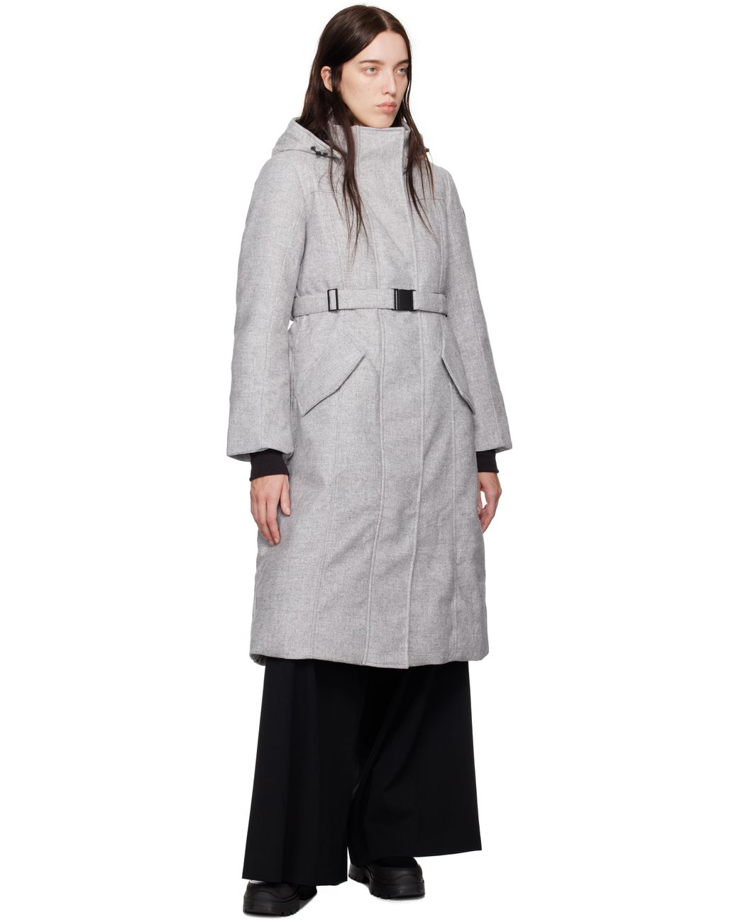 Canada Goose Black Kya Lace-Up Boots