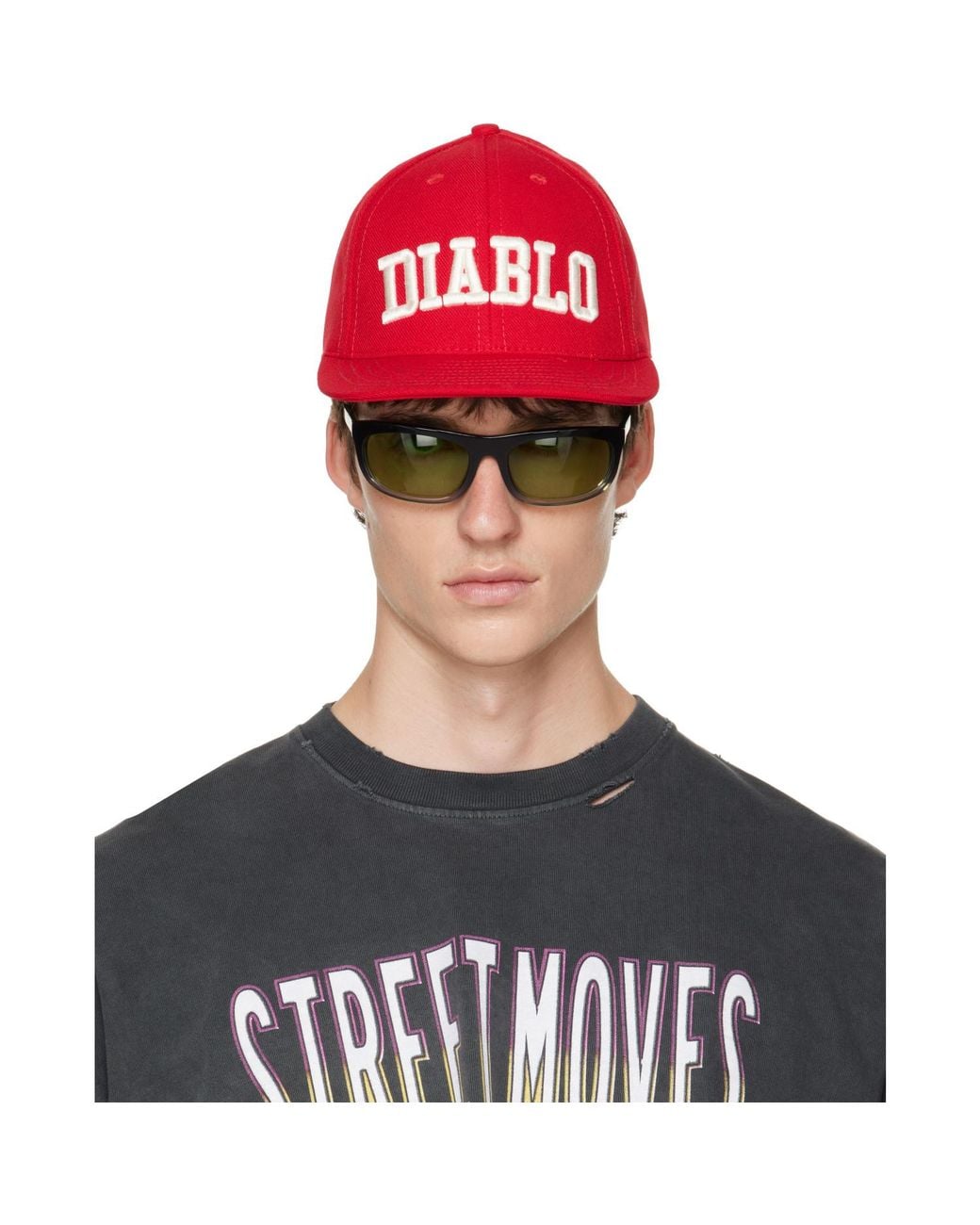 Willy Chavarria Blue 'Diablo' Cap for men