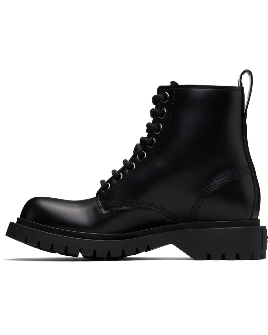 Givenchy Black Lace Up Boots