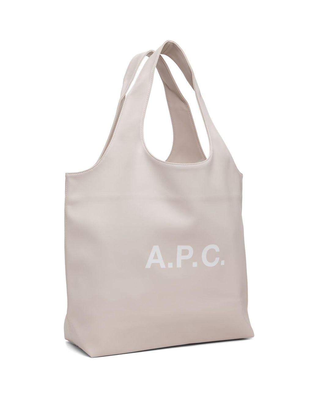 A.P.C. Gray Ninon Tote for men