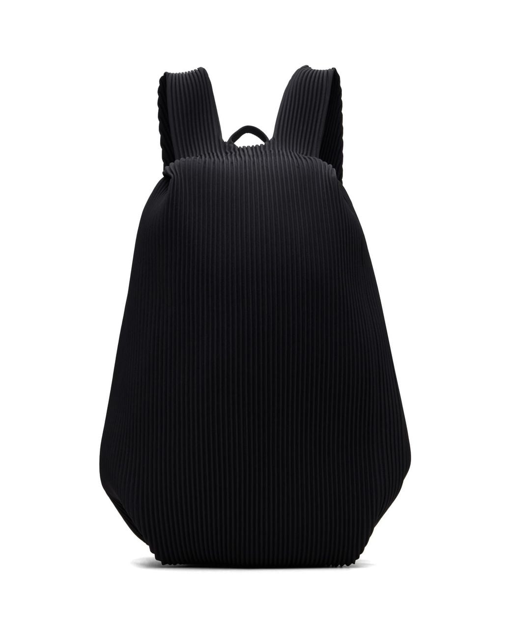 Homme Plissé Issey Miyake Black Pleats Backpack for men