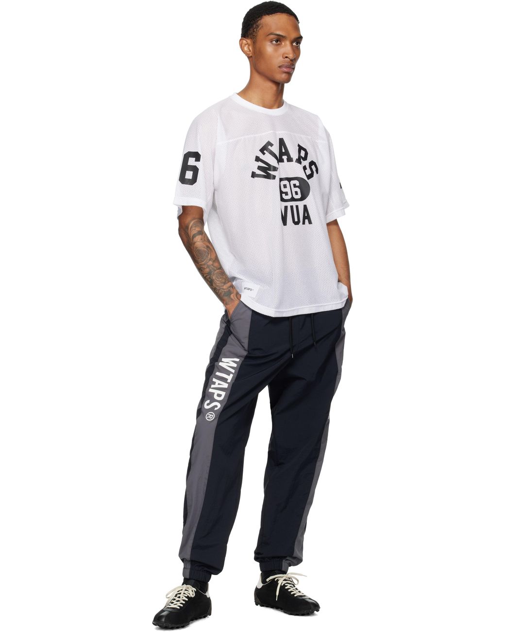 WTAPS Qb Jersey in White for Men | Lyst