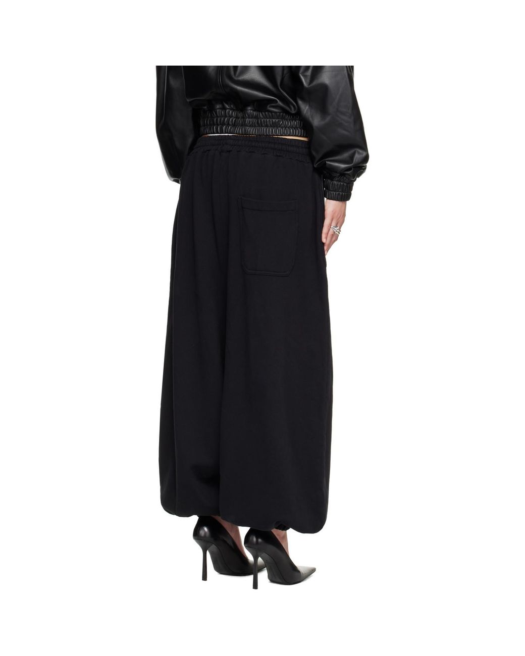 Lu'u Dan Black Baggy Bontan Sweatpants