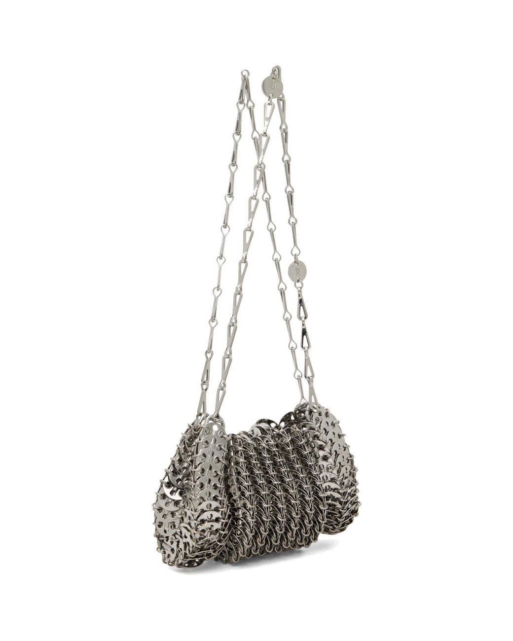 Rabanne Gray Brass Shoulder Bag
