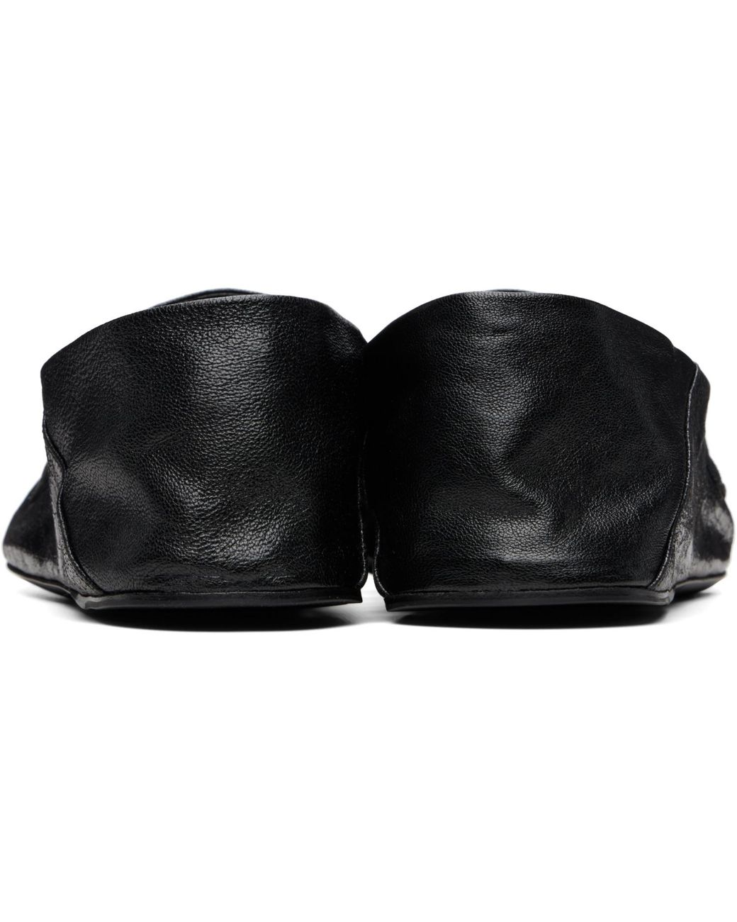 Balmain Black Flat Loafers for men
