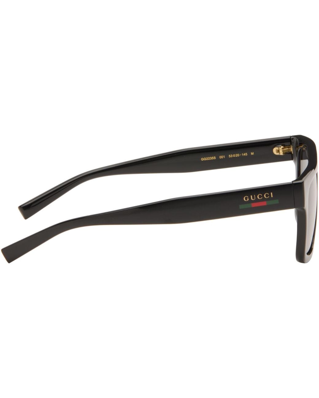Gucci Gray Square-Frame Sunglasses for men