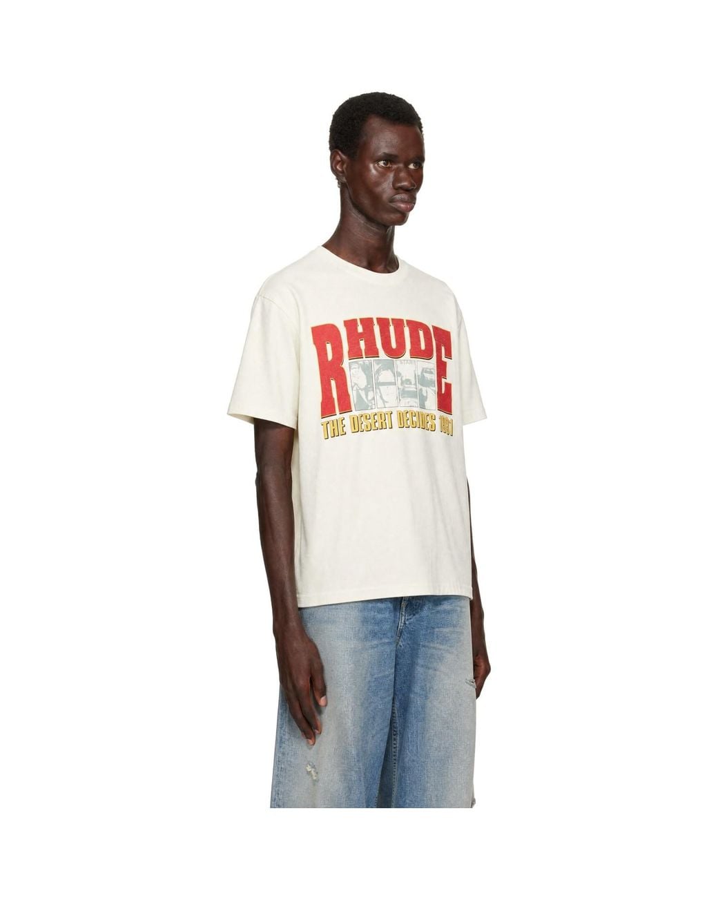 Rhude Red 'The Desert Decides' T-Shirt for men
