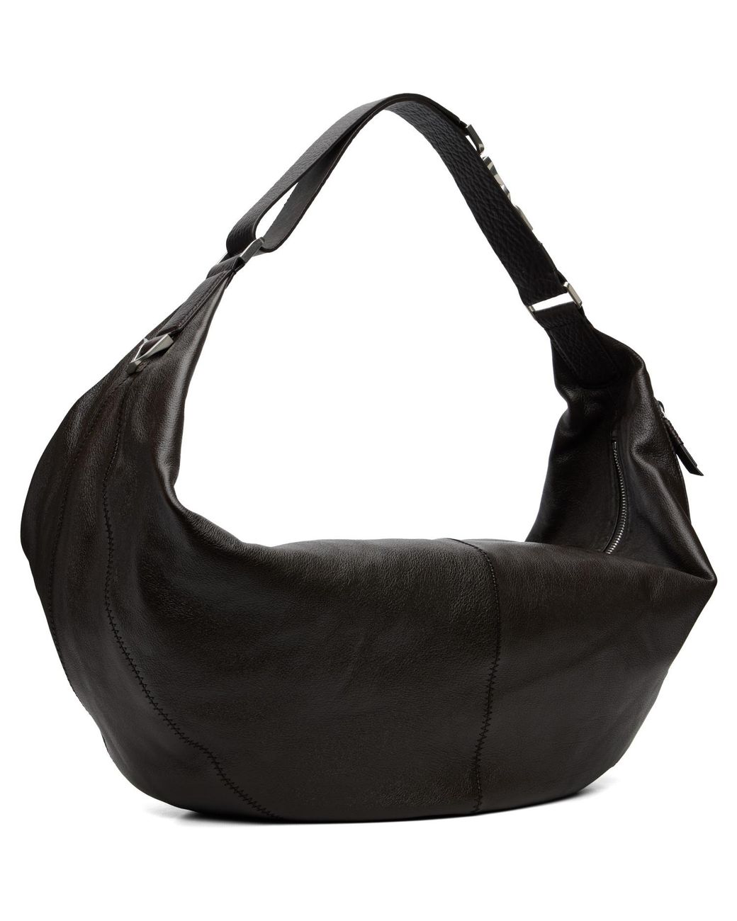 Lemaire Black Large Quiver Clip Bag