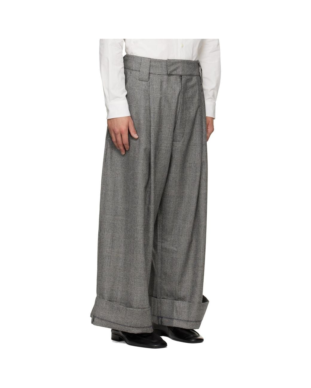 VAQUERA Gray Wide-leg Baby Trousers for men
