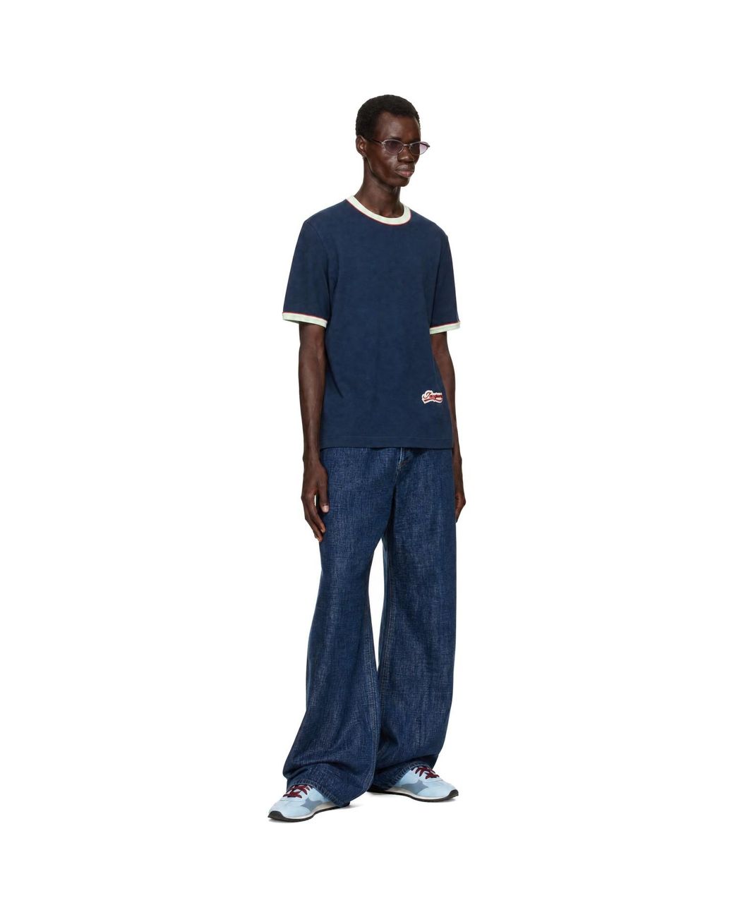 Jacquemus Blue 'The Gio' T-Shirt for men