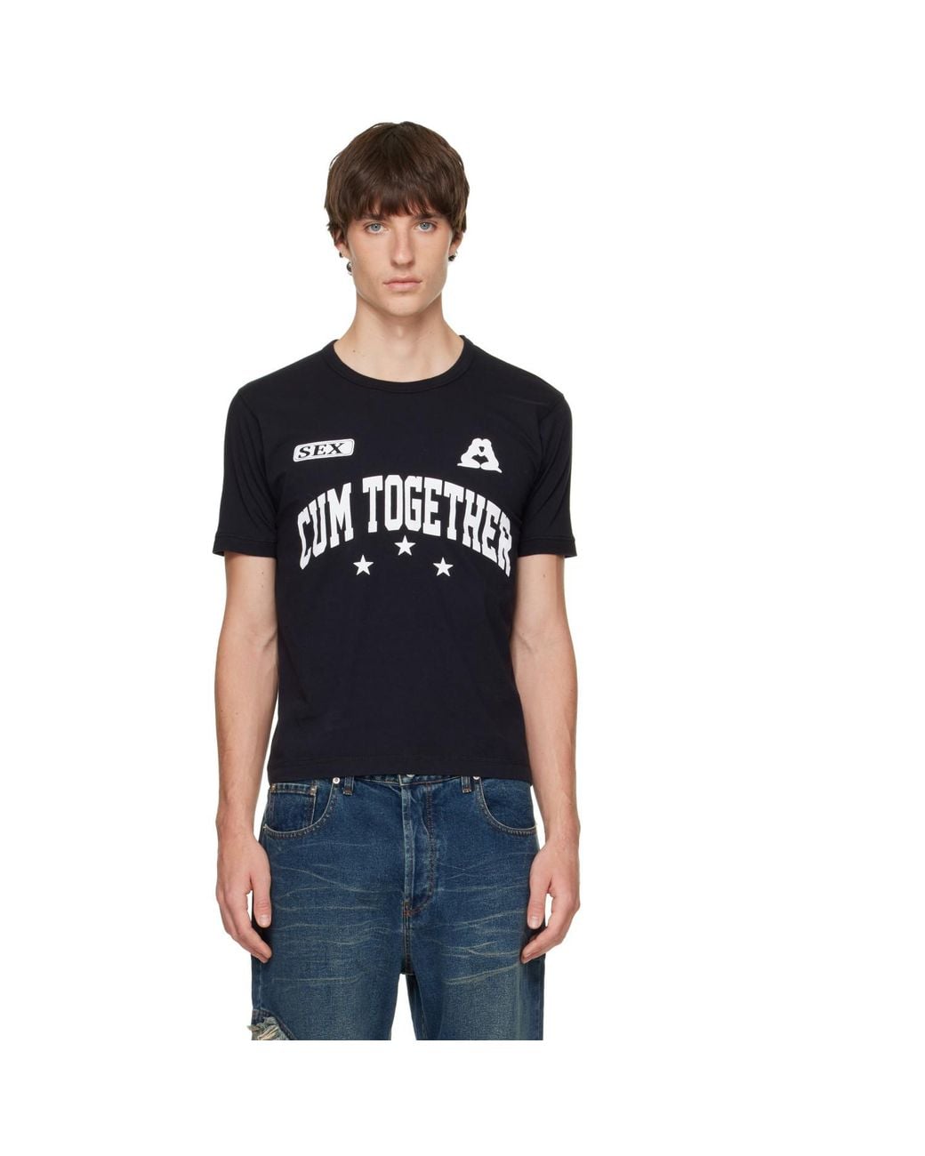 Carne Bollente Black Cum As You Are T-Shirt for men