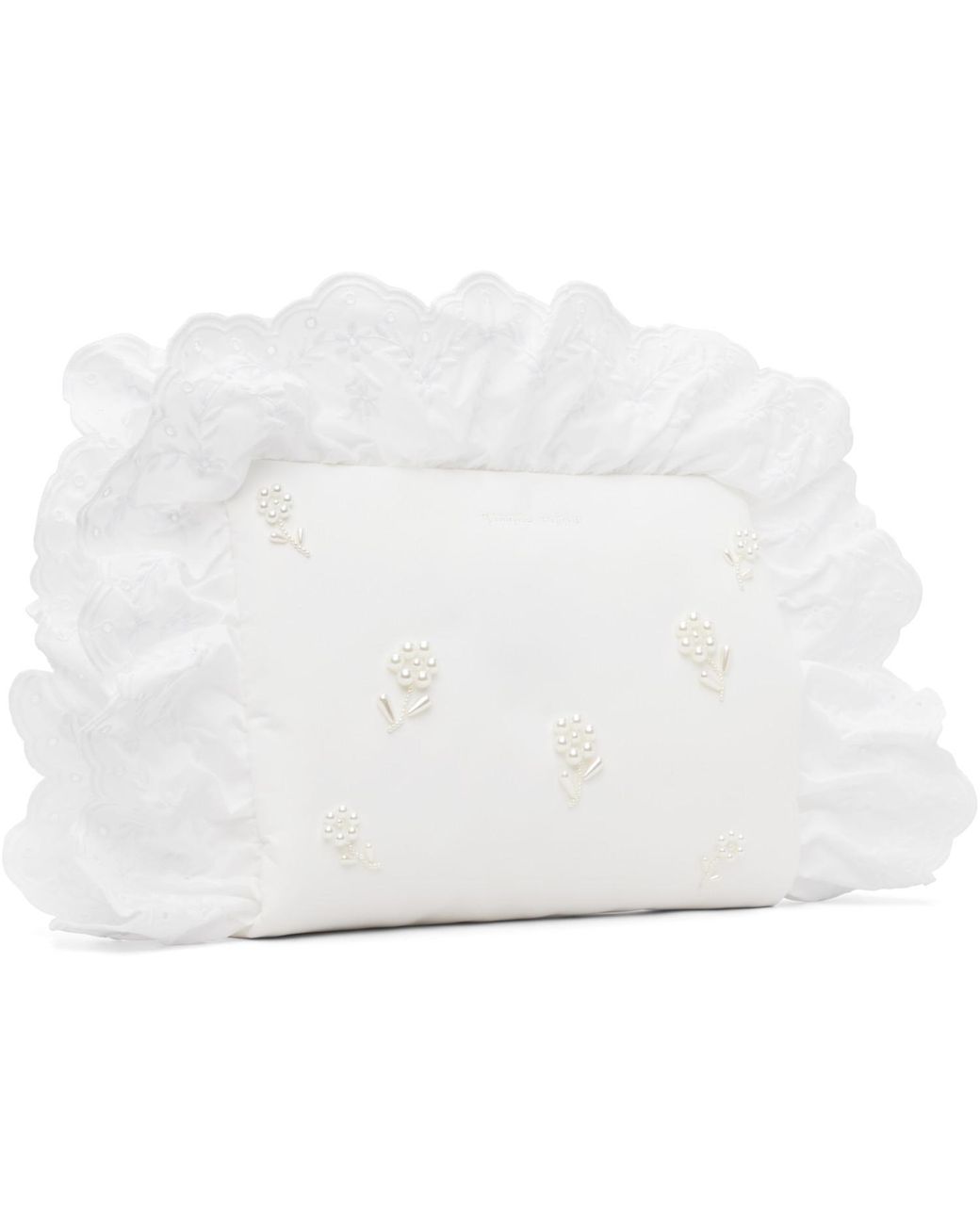 Simone Rocha Black Embellished Pillowcase Clutch