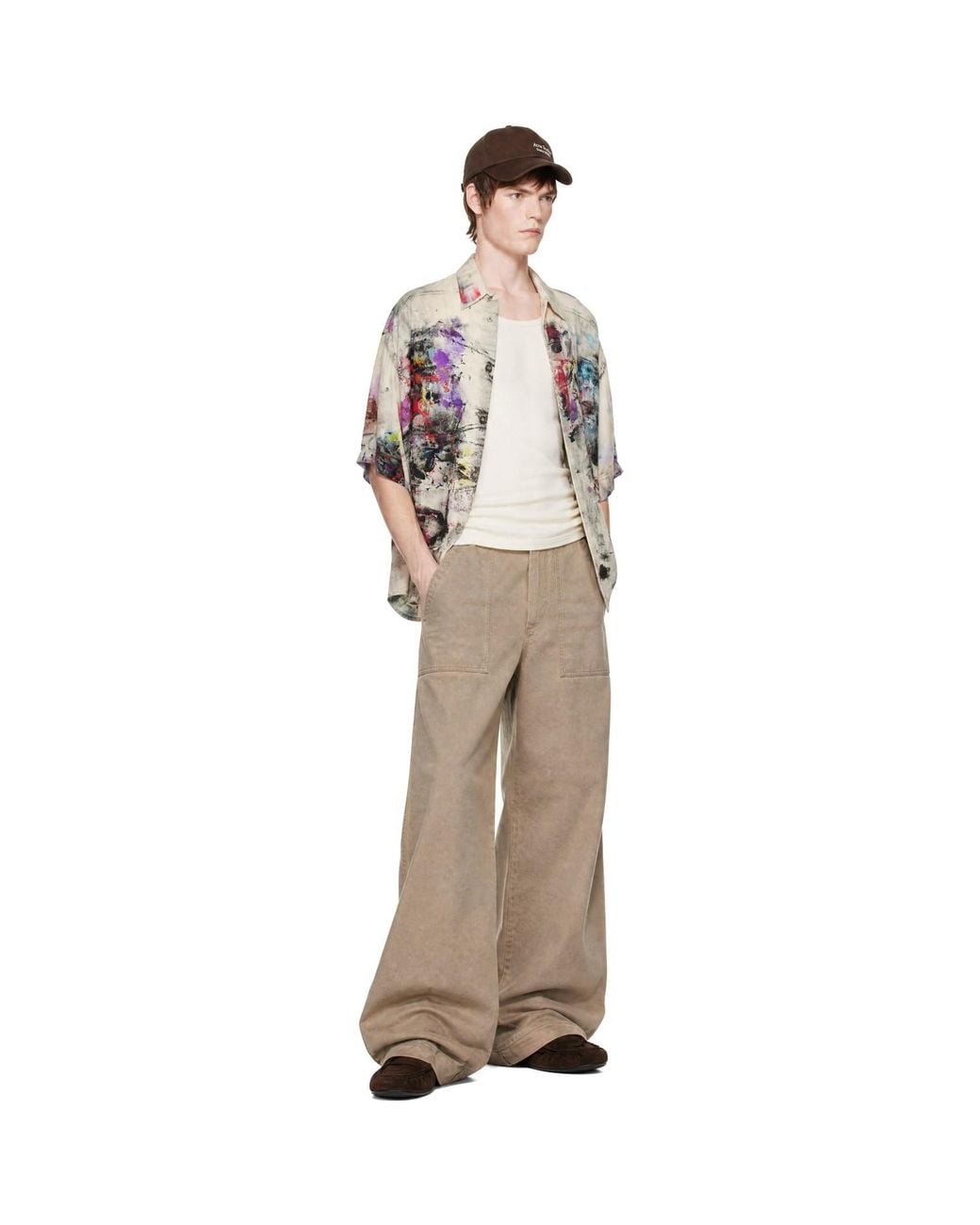 Acne Multicolor Printed Shirt for men