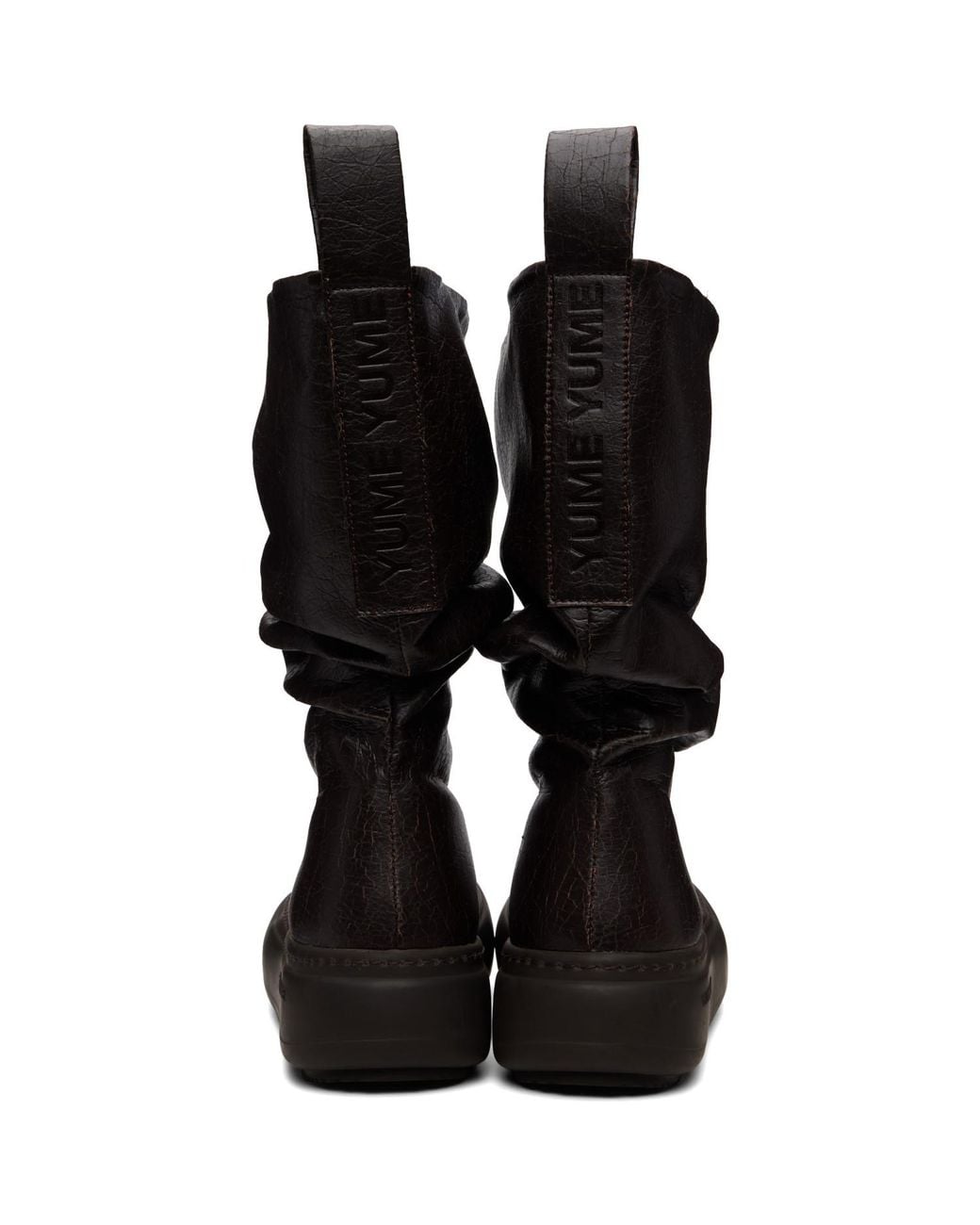 Yume Yume Black Ssense Exclusive Low Fisherman Boots
