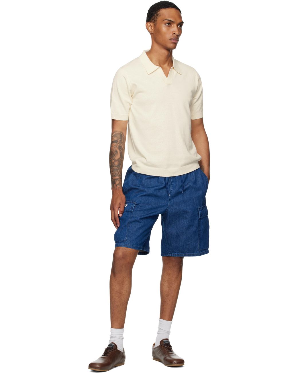 WTAPS Mils2301 Denim Shorts in Blue for Men | Lyst