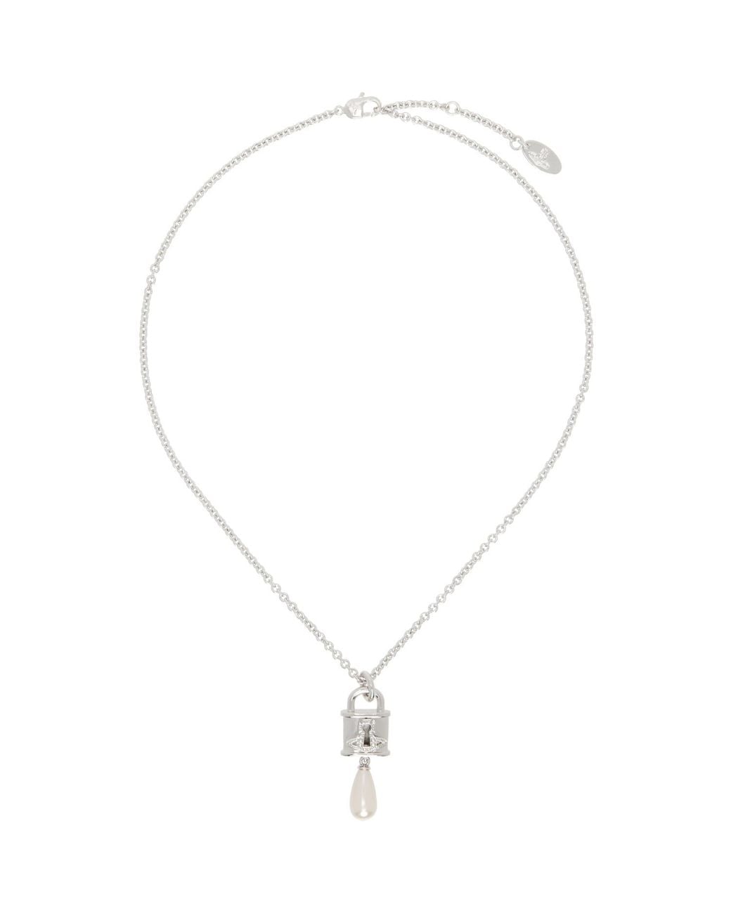 Vivienne Westwood Metallic Celestia Small Pendant Necklace