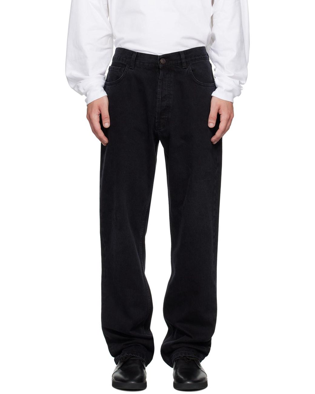 メンズ The Row Burt ジーンズ ブラック | Lyst