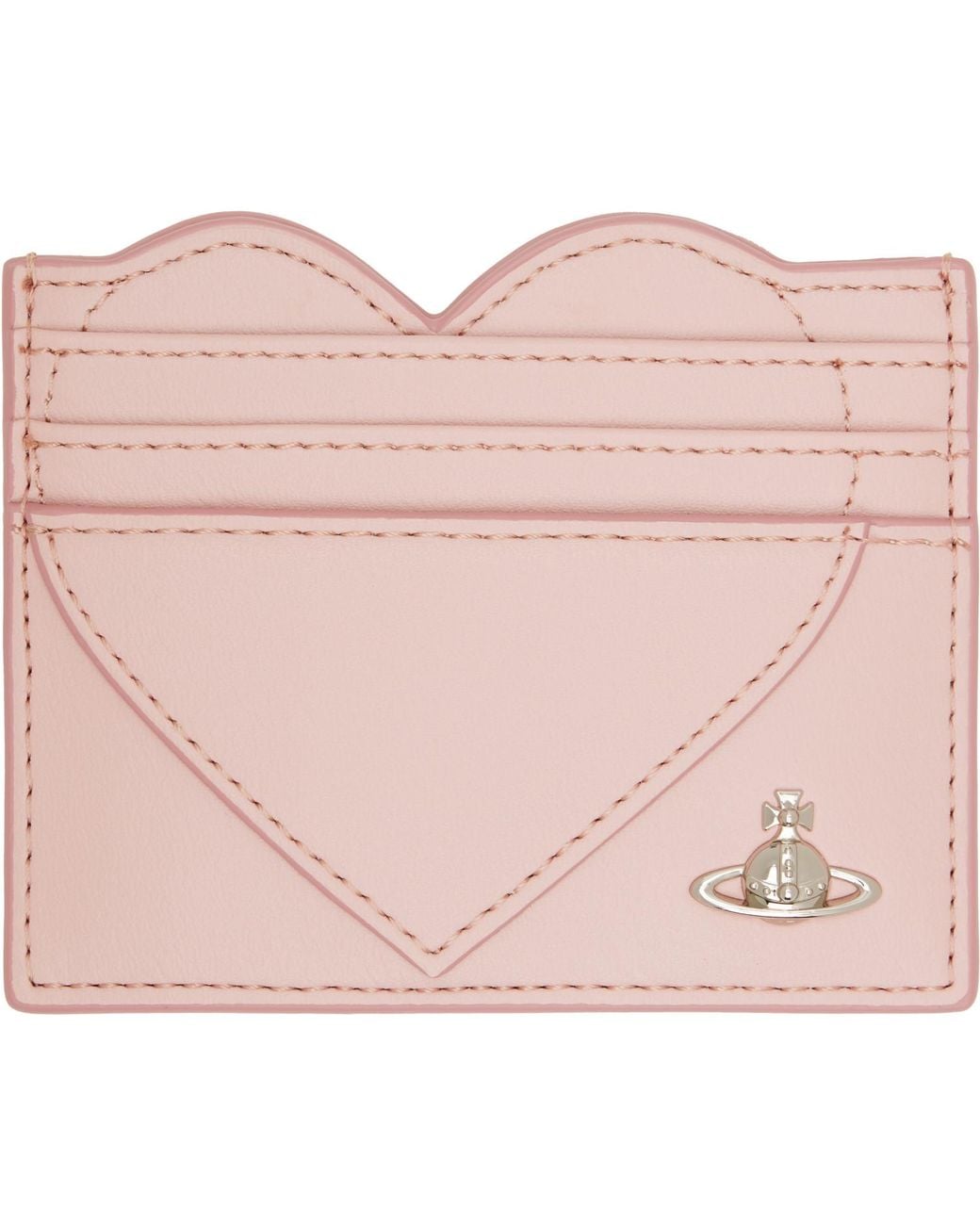 Vivienne Westwood Pink Heart Card Holder