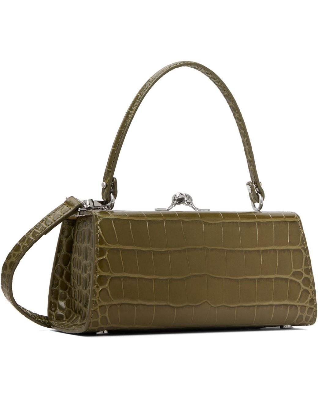Vivienne Westwood Green Khaki Doll Xl Bag