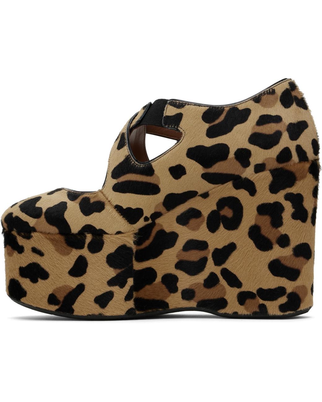 Alaïa Black Criss Cross Wedge Heels