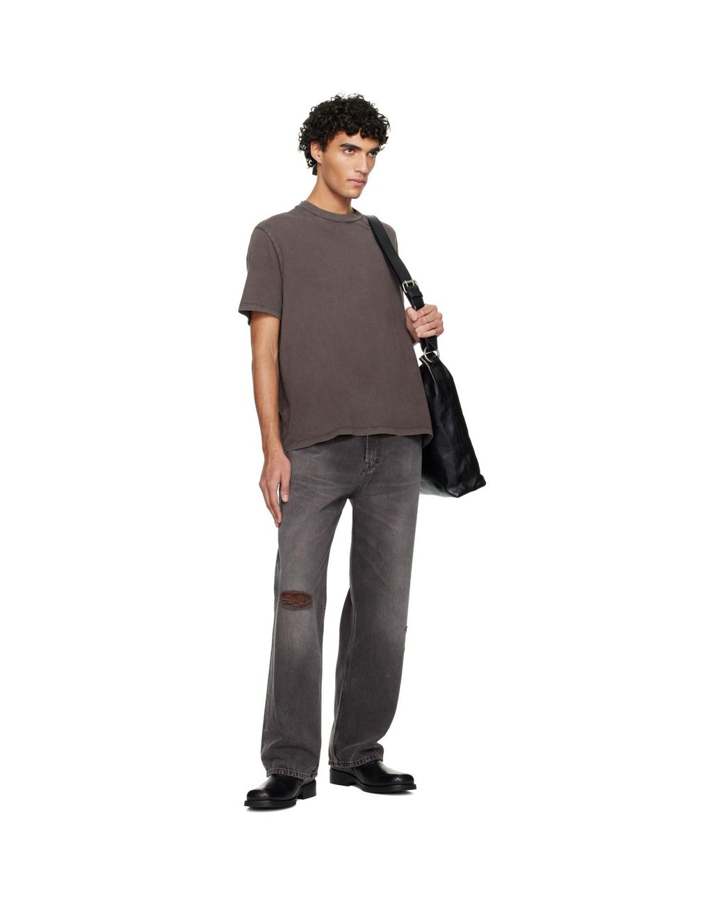 Our Legacy Purple Box T-Shirt for men