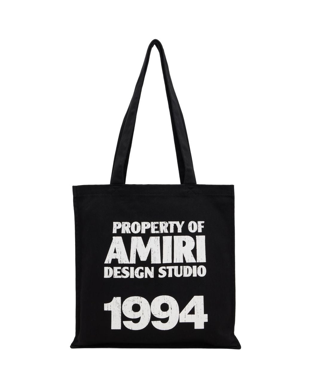 Amiri Black '1994' Canvas Tote for men