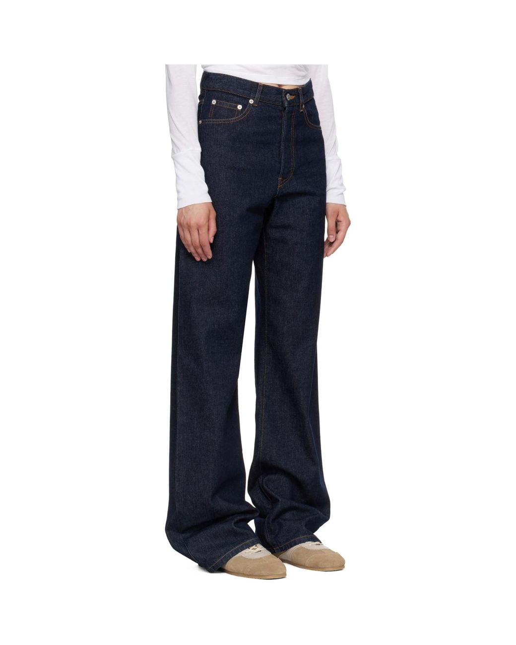Dries Van Noten Blue Five-Pocket Jeans