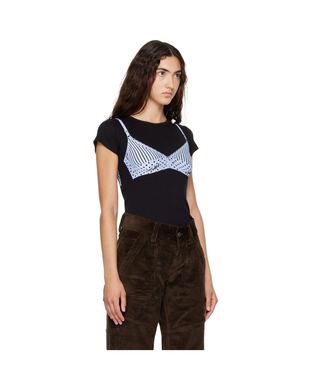 VAQUERA Black Bra Baby T-Shirt