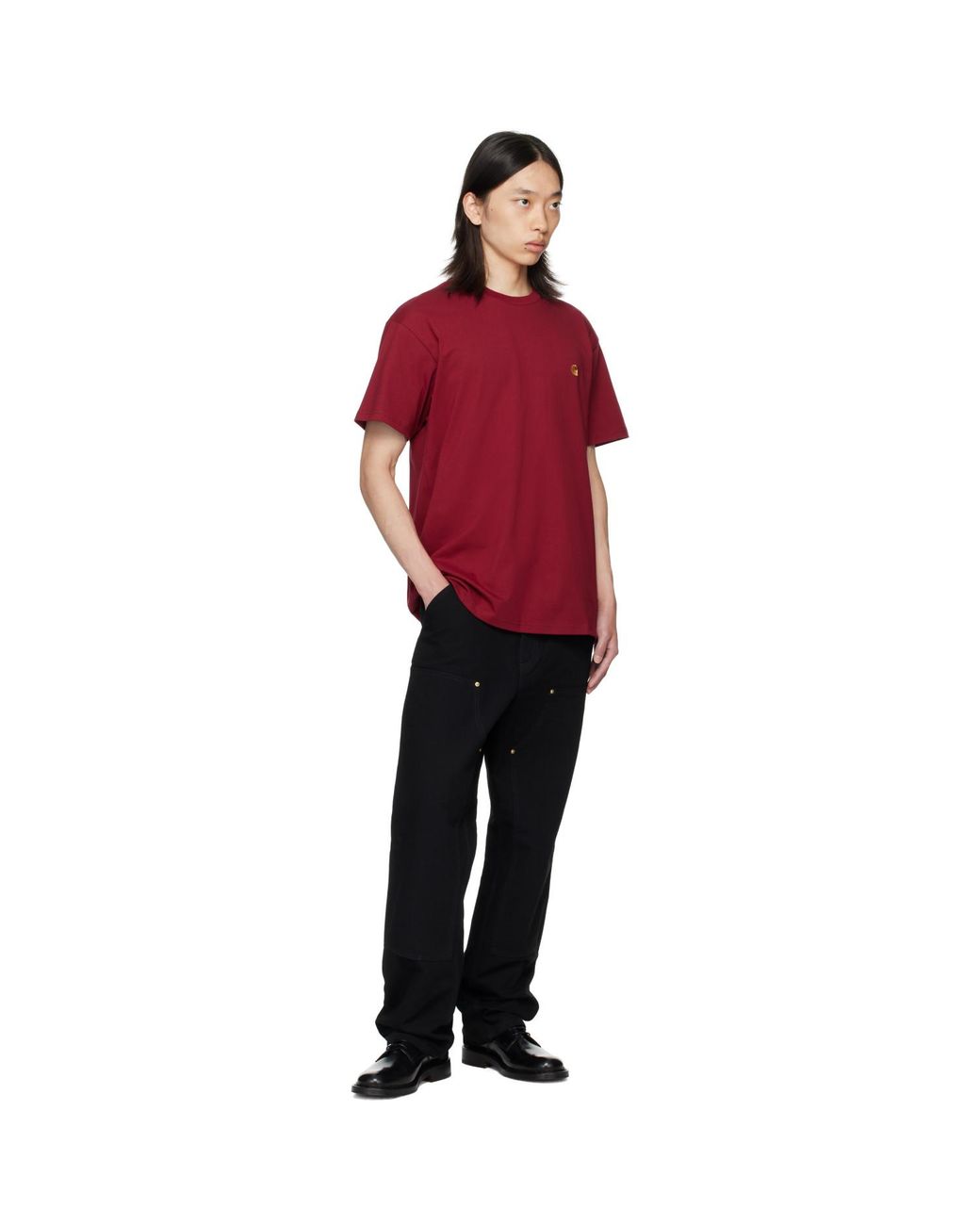 Carhartt Black Double Knee Trousers for men