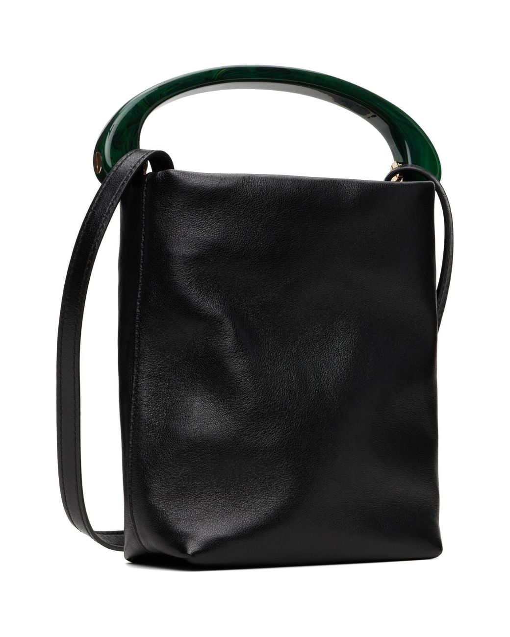 Dries Van Noten Black Micro Leather Bag