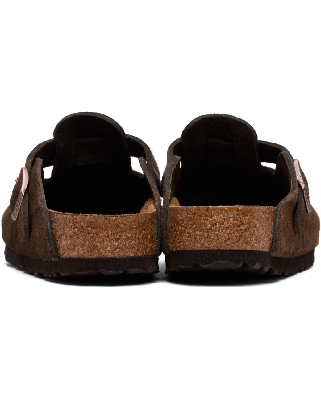 Birkenstock Black Regular Boston Soft Footbed Slip-On Loafers for men