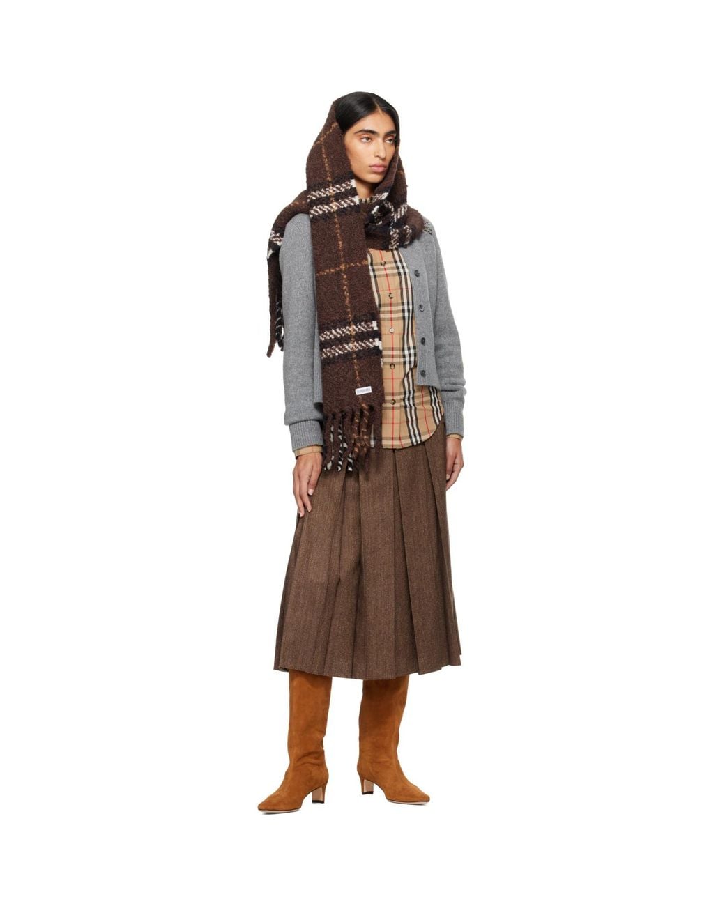 Staud Brown Wally Tall Boots