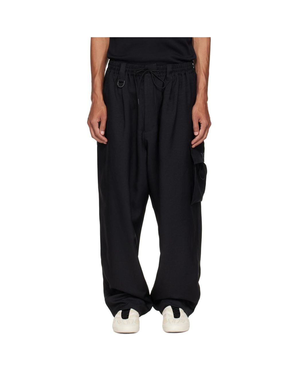 Y-3 Black Sport Uniform Cargo Pants for men