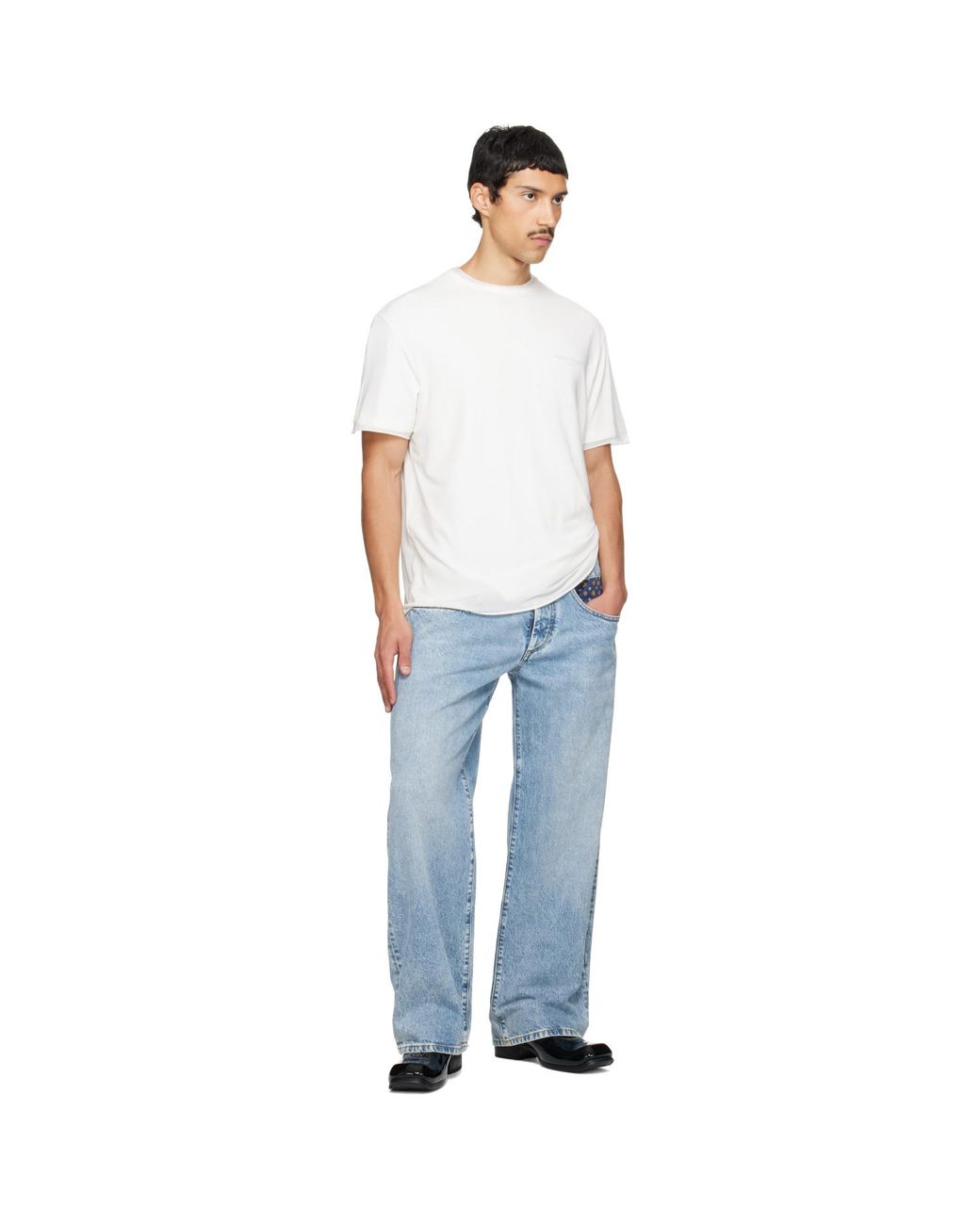 Maison Margiela White Fusion Double T-Shirt for men