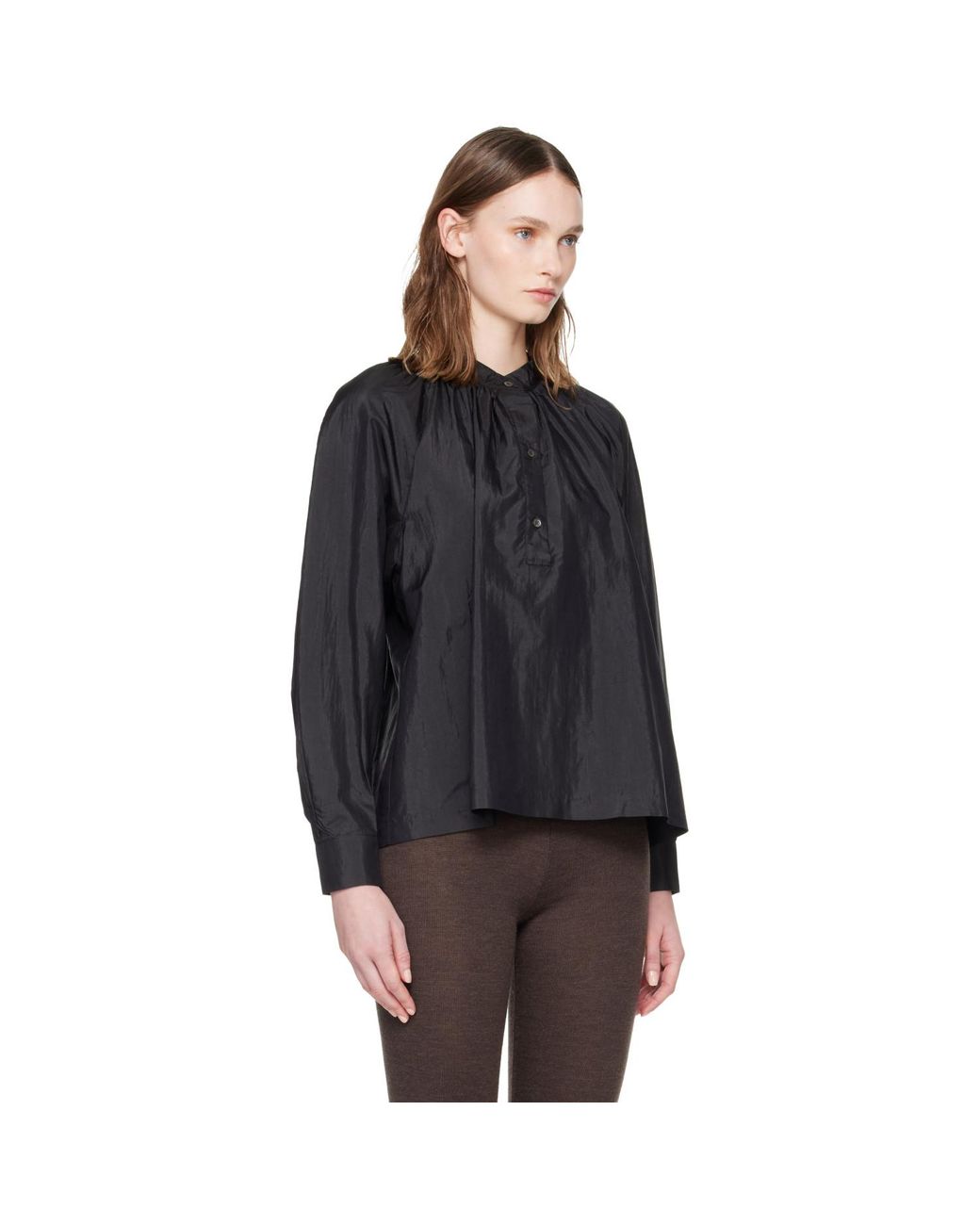 Paloma Wool Black Oseria Blouse